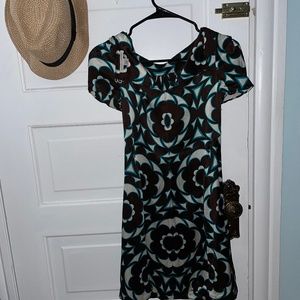 Banana Republic silk flower print dress